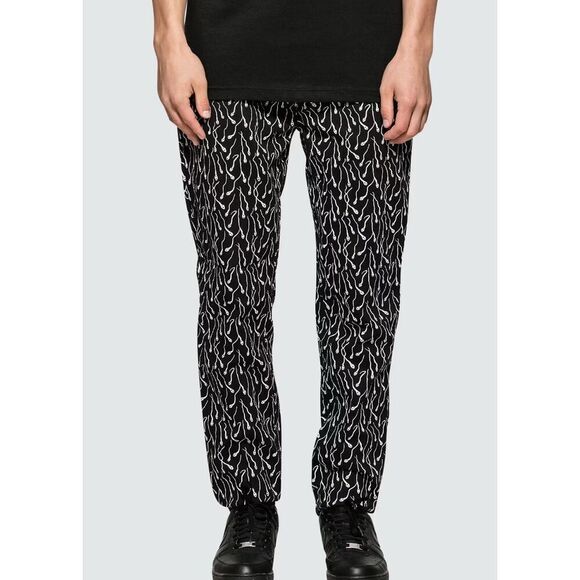 PLEASURES Dynasty Chino Sperm Print Pants Size 40” Nwot